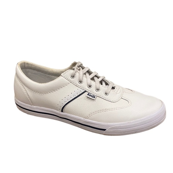 Keds Shoes Keds Courty Core Womens White Leather Tennis Shoes Keds